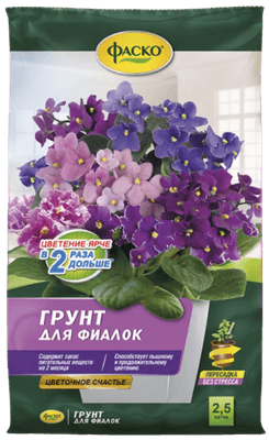 Грунт для растений Фаско Цветочное счастье для фиалок