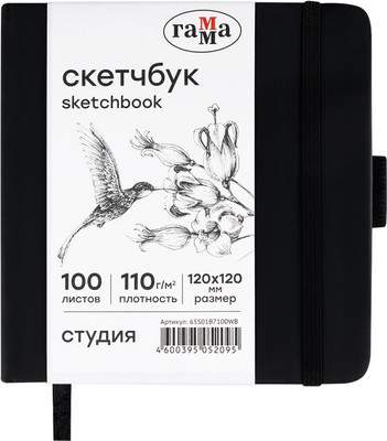 Скетчбук ГАММА Студия / 65S01B7100WB