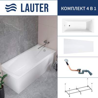 Ванна акриловая Lauter Aurora 170x75 / 21010075