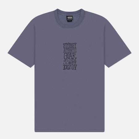 Мужская футболка Stussy Authentic Gear Pigment Dyed, цвет синий, размер M
