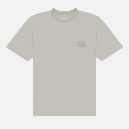 Мужская футболка C.P. Company 30/1 Jersey Short Sleeve Comfort, цвет серый, размер XXL