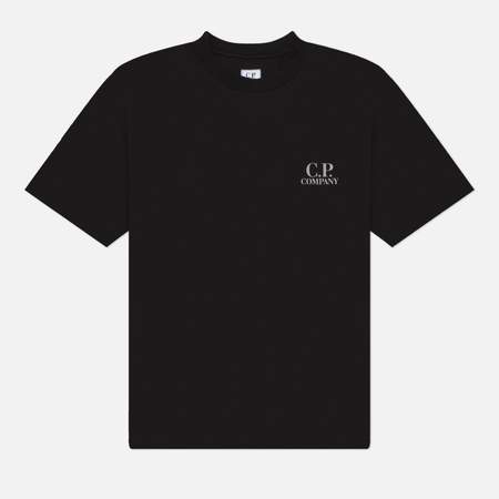 Мужская футболка C.P. Company 30/1 Jersey Short Sleeve Comfort, цвет чёрный, размер XXXL
