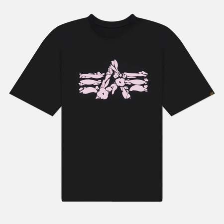 Женская футболка Alpha Industries Alpha Altitude, цвет чёрный, размер M