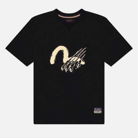 Мужская футболка Evisu Heritage Kamon Printed, цвет чёрный, размер L