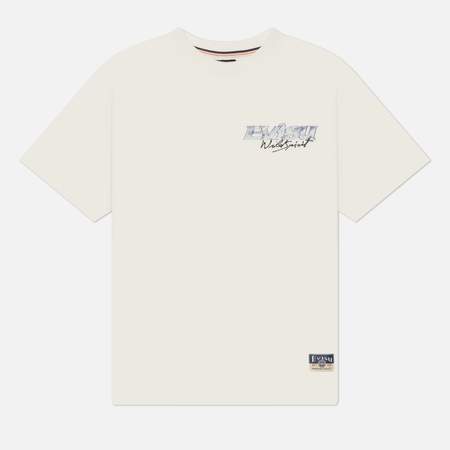 Мужская футболка Evisu Heritage Snooker Kamon Printed, цвет белый, размер XL