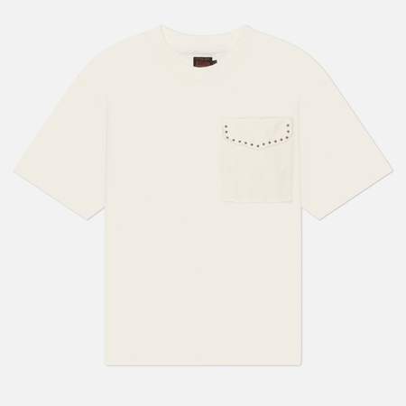 Мужская футболка Evisu Heritage Skull Pocket, цвет белый, размер L