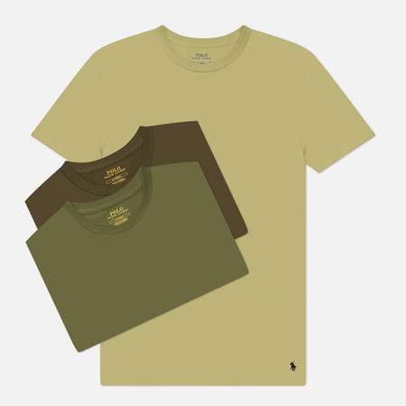 Комплект мужских футболок Polo Ralph Lauren Crew Neck 3-Pack, цвет комбинированный, размер M