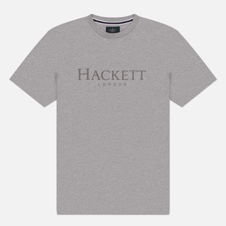 Мужская футболка Hackett Heritage Essential Cotton, цвет серый, размер XXL