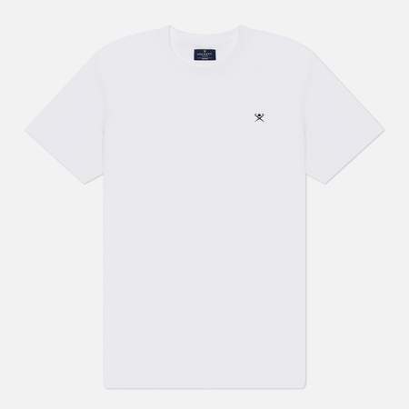 Мужская футболка Hackett Classic Embroidered Icon Logo, цвет белый, размер L