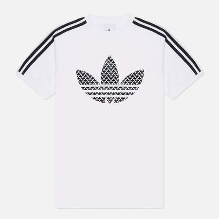 Мужская футболка adidas Originals Monogram 3-Stripes, цвет белый, размер L