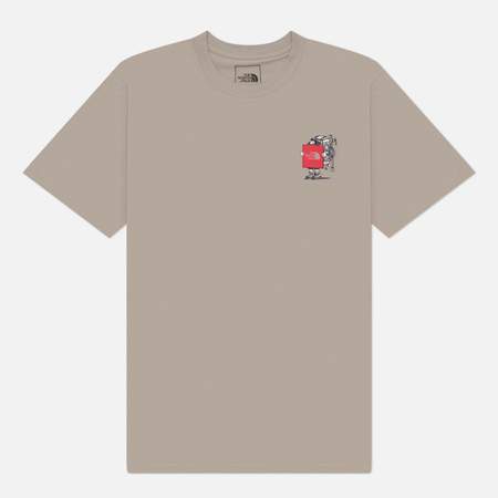 Мужская футболка The North Face Gear Up Get Out Relaxed, цвет серый, размер L