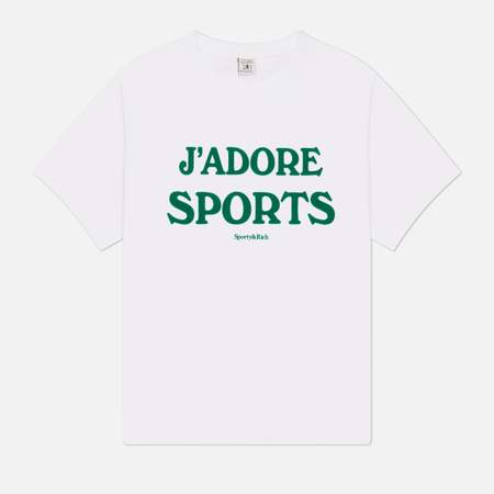Женская футболка Sporty & Rich Jadore Baby, цвет белый, размер L