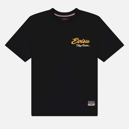 Мужская футболка Evisu Heritage Duo Leopard Printed & Embroidery, цвет чёрный, размер L