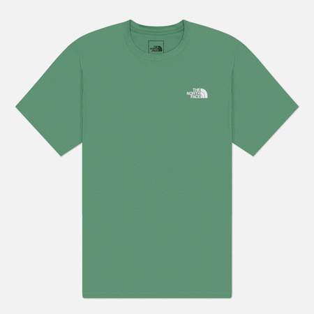 Мужская футболка The North Face Evolution Box NSE Regular, цвет зелёный, размер S