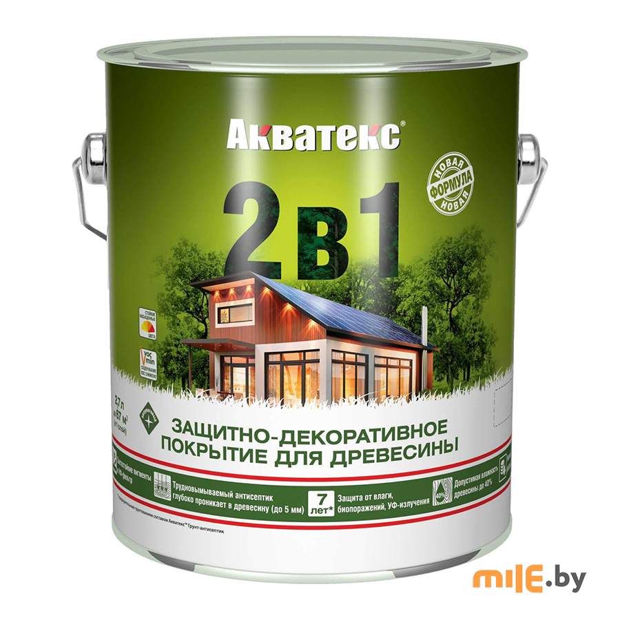 Состав Акватекс 2 в 1 тик 2,7 л