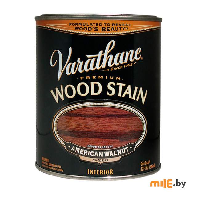 Морилка Varathane Premium Wood Stain 0,946 л (американский орех)
