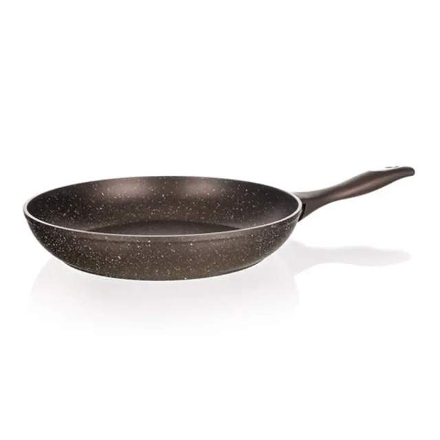 Сковорода алюминиевая антипригарная с гранитной крошкой "premium granite dark brown" 28 см (арт. 40055128. код 395288)