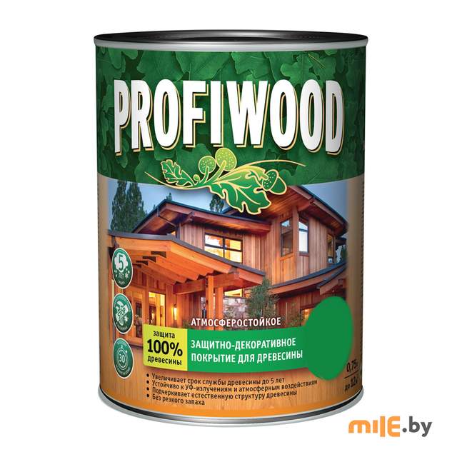 Защитно-декоративное покрытие для древесины Profiwood 0,75 л/0,7 кг (сосна)