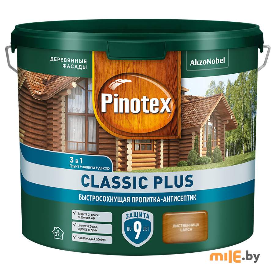 Антисептик Pinotex Classic Plus 3 в 1 (5727617) 2,5 л лиственница
