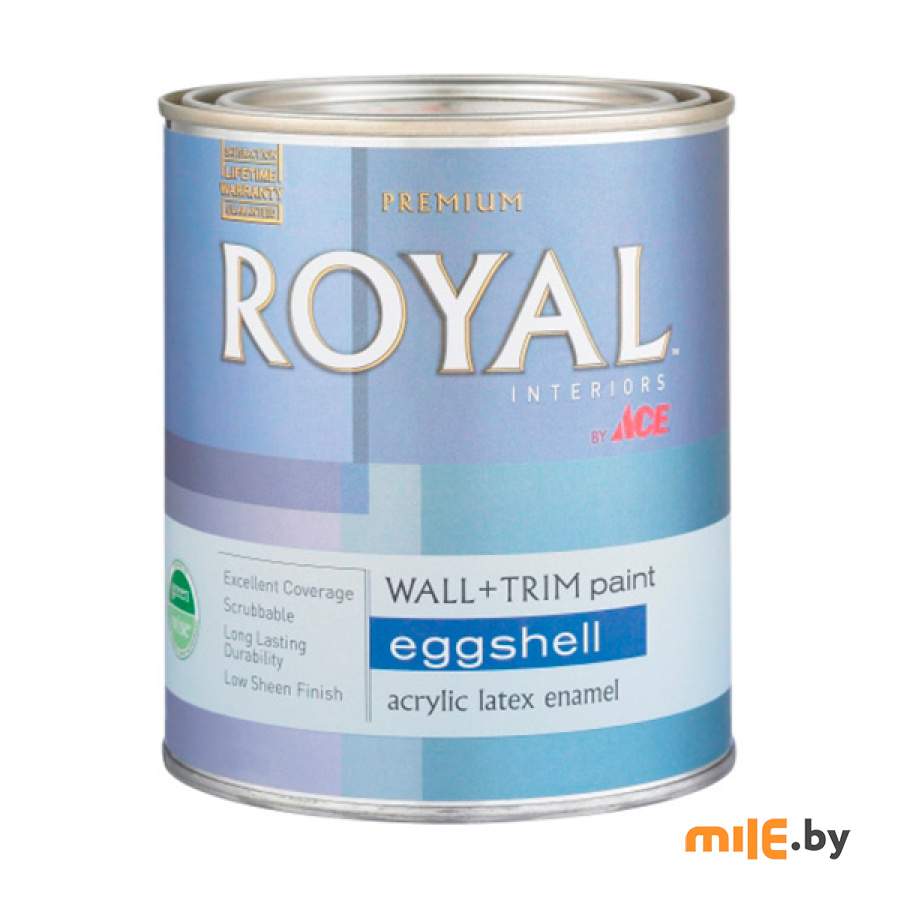 Краска акриловая Rust-Oleum Royal Eggs эффект яичной скорлупы 3,78 л (белый)