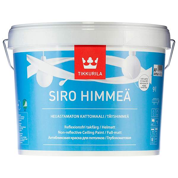 Краска акриловая Tikkurila Siro Himmea 2,7 л (белый)
