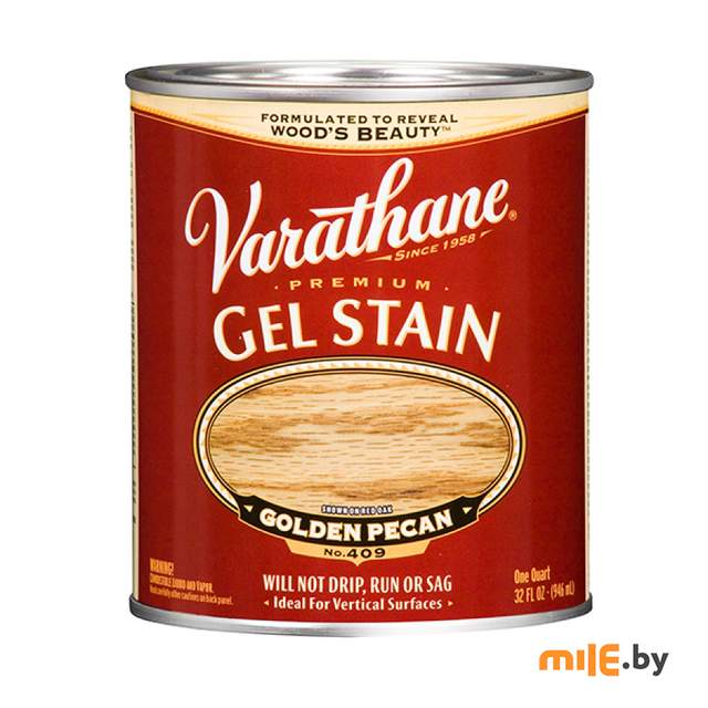 Морилка-гель Varathane Premium Gel Stain матовая 0,946 л (золотой пекан)