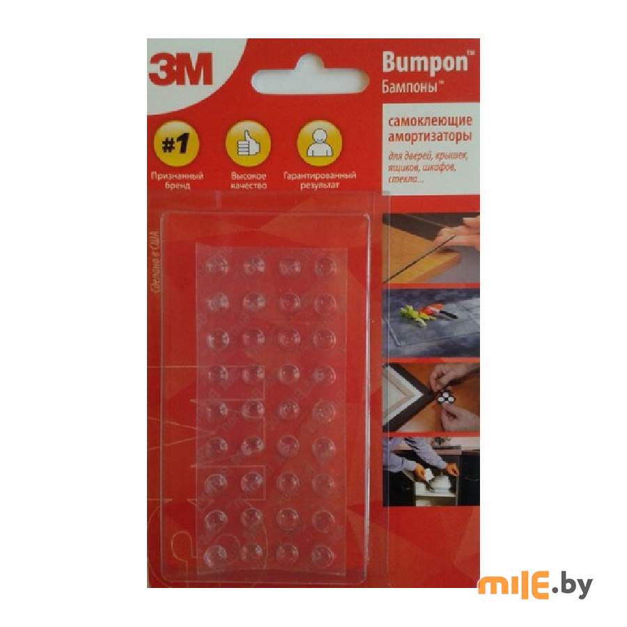 Амортизатор клейкий прозрачный 3M Bumpons SJ5382