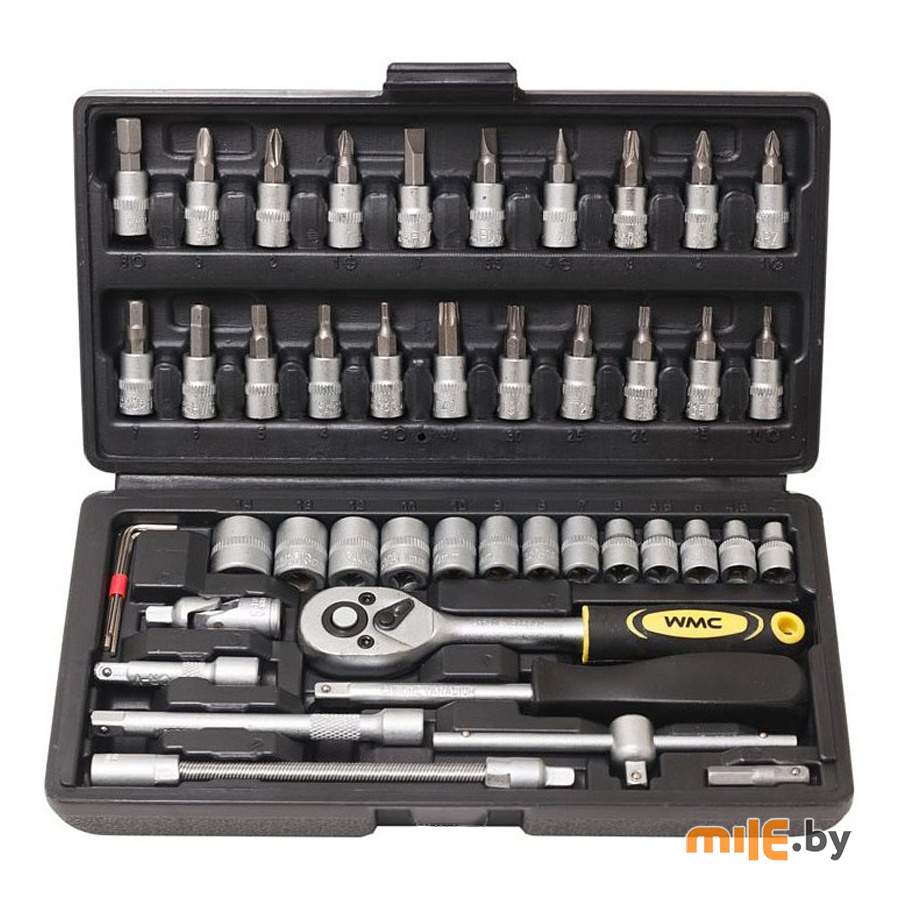 Набор инструментов WMC TOOLS 2462-5 (46 пр)