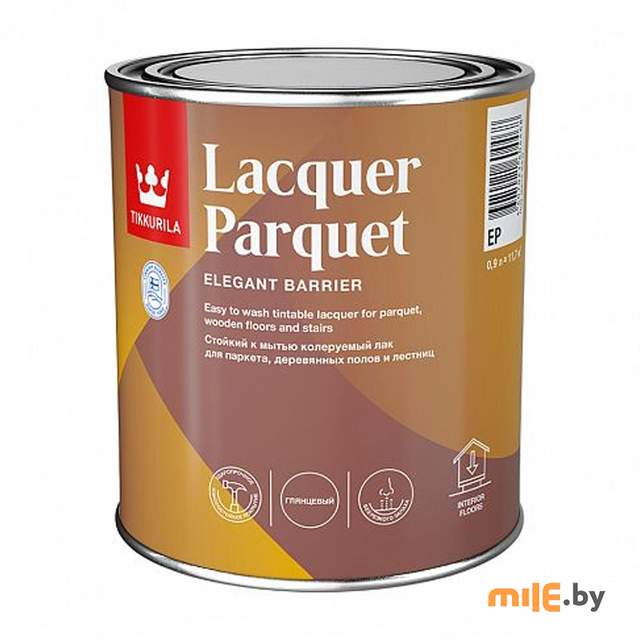 Лак Tikkurila Lacquere Parquet EP 0,9 л