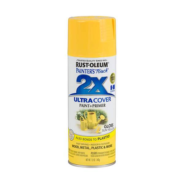 Краска акрило-алкидная Rust-Oleum Painters Touch Ultra Cover 2X 249092 глянцевая (солнечно желтый)