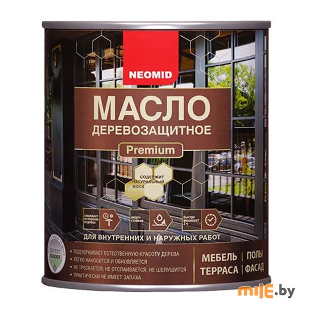 Масло деревозащитное NEOMID Premium 0,75 л (тик)