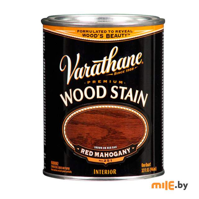 Морилка Varathane Premium Wood Stain 0,946 л (красный махагон)