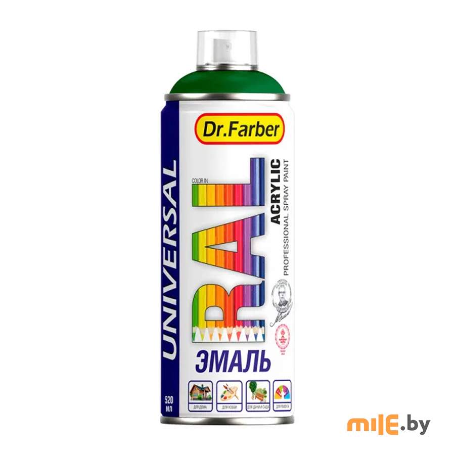 Эмаль-аэрозоль Dr.Farber 07303-270 RAL 6029 (мятно-зеленый) 520 мл