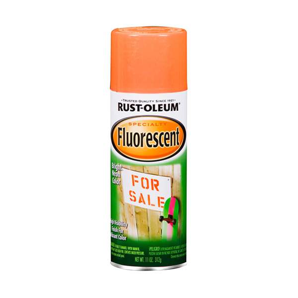 Краска флуоресцентная Rust-Oleum Speciality 1932830 глянцевая (оранжевый)