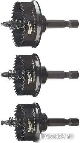 Набор коронок Milwaukee Shockwave Impact 49224800 (3 шт)