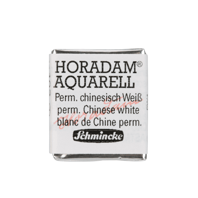 Краски акварельные "Schmincke Horadam", 102 белый китайский перманентный, полукювета