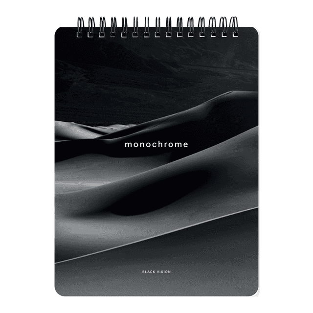 Блокнот "Dune бархан", А5, 80 листов, в клетку, черный
