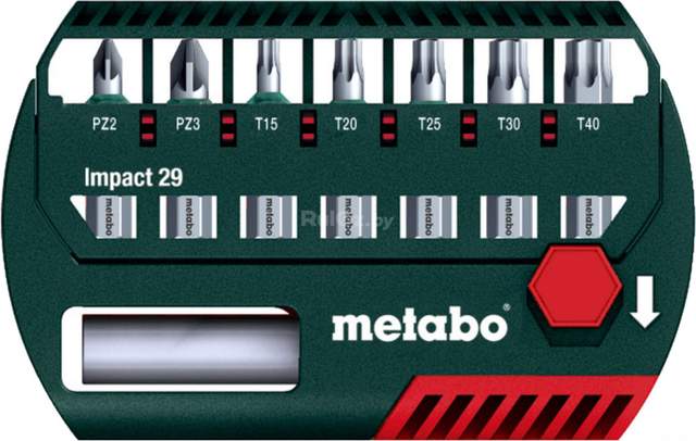 Набор бит Metabo Impact 29 628849000
