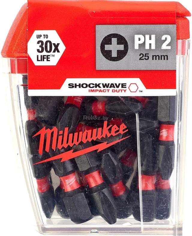 Набор бит Milwaukee 4932430853 (25 предметов) Milwaukee Shockwave Impact Duty 4932430853