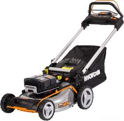 Газонокосилка аккумуляторная Worx WG761E (с 4-мя АКБ)
