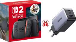 Игровая приставка Nintendo Switch 2 (Mario Kart World Bundle) + зарядное устройство Ugreen CD244 10335 по акции