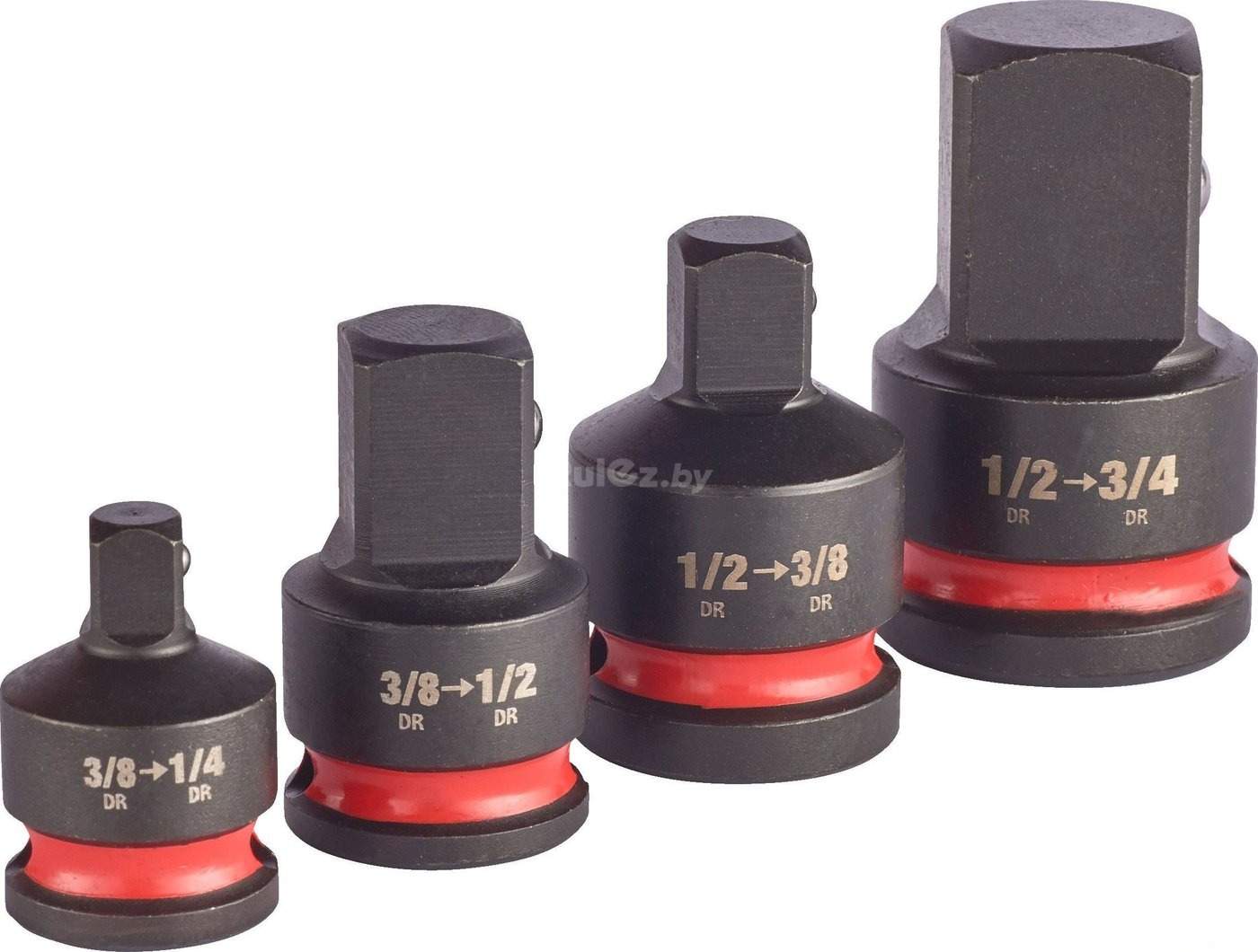 Набор адаптеров слесарных Milwaukee Shockwave 4932480356 (4 шт)