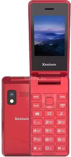 Кнопочный телефон Xenium X600 (красный)