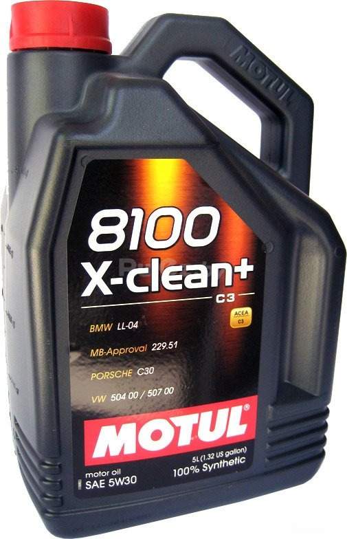 Моторное масло Motul 8100 X-clean+ 5W-30 5л