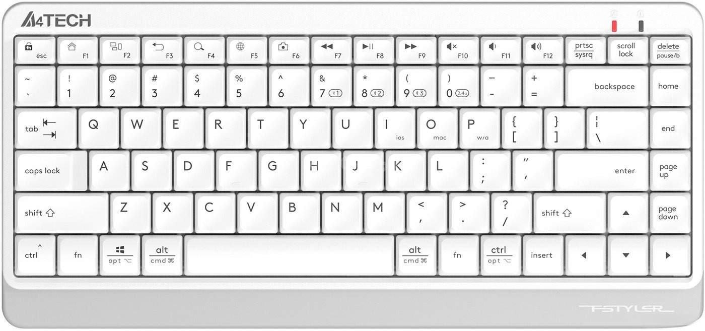 Клавиатура A4Tech Fstyler FBK11 (белый)