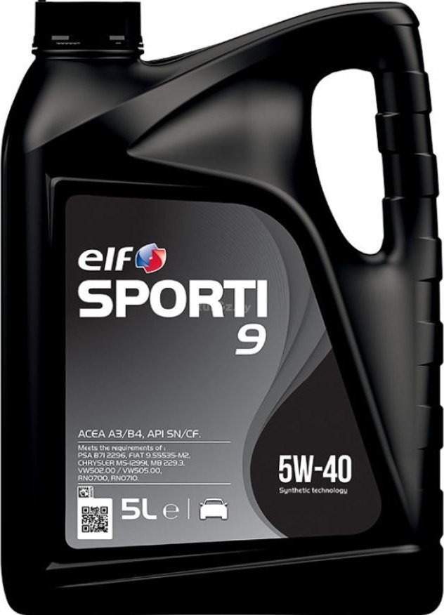 Моторное масло Elf Sporti 9 5W-40 5л