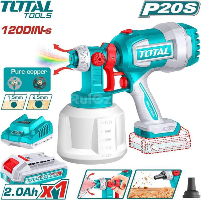 Краскораспылитель Total TSGLI20042 (с 1-им АКБ)