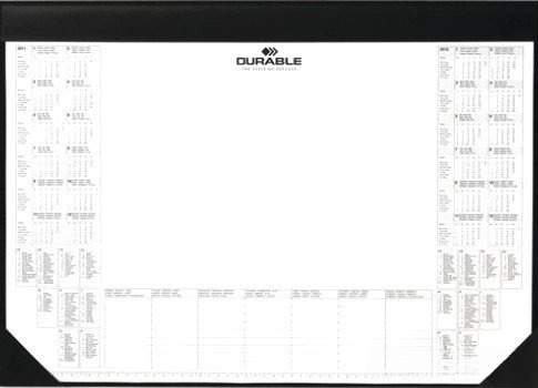 Бювар Durable с планингом 729101 (черный)
