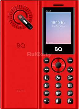 Кнопочный телефон BQ-Mobile BQ-1858 Barrel (красный)