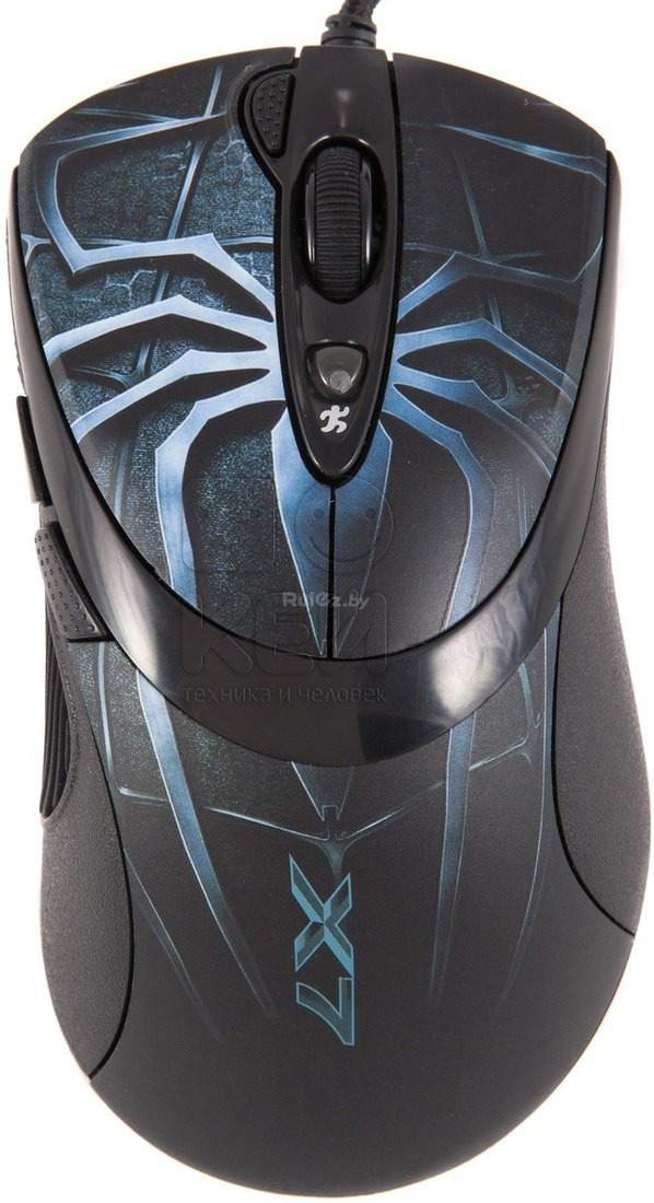 Игровая мышь A4Tech (синий) XL-747H A4Tech XL-747H (черный/синий)